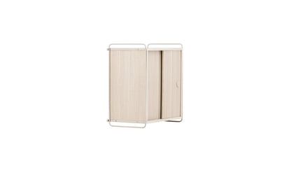 Paris skab - beige, hvidpigmenteret - billede 11