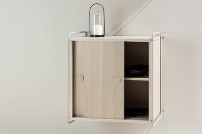 Paris skab - beige, hvidpigmenteret - billede 13