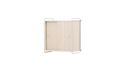 Paris skab - beige, hvidpigmenteret - billede 2
