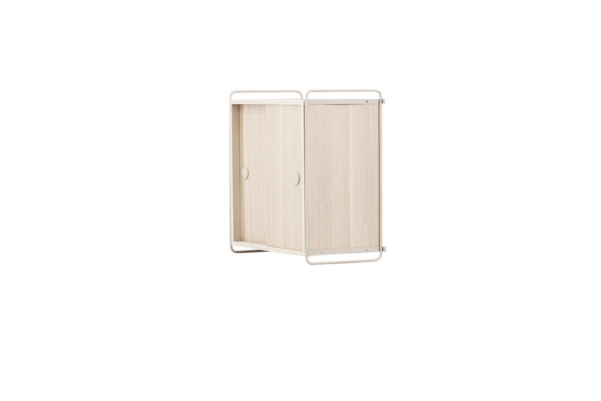 Paris skab - beige, hvidpigmenteret - billede 3