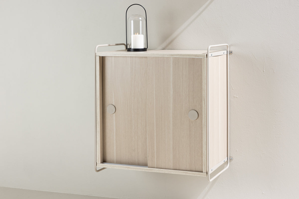 Paris skab - beige, hvidpigmenteret - billede 14