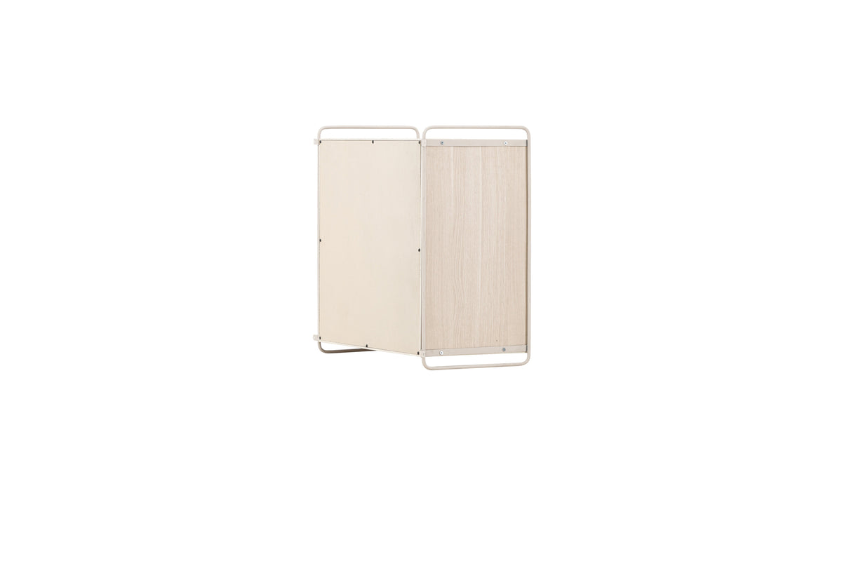 Paris skab - beige, hvidpigmenteret - billede 9
