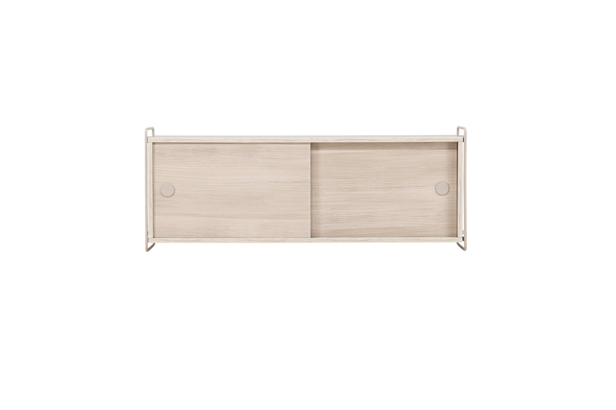 Paris skab - beige, hvidpigmenteret - billede 1