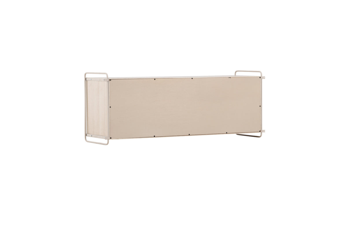 Paris skab - beige, hvidpigmenteret - billede 6