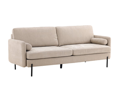Antibes 3-personers sofa - beige, sort - billede 12