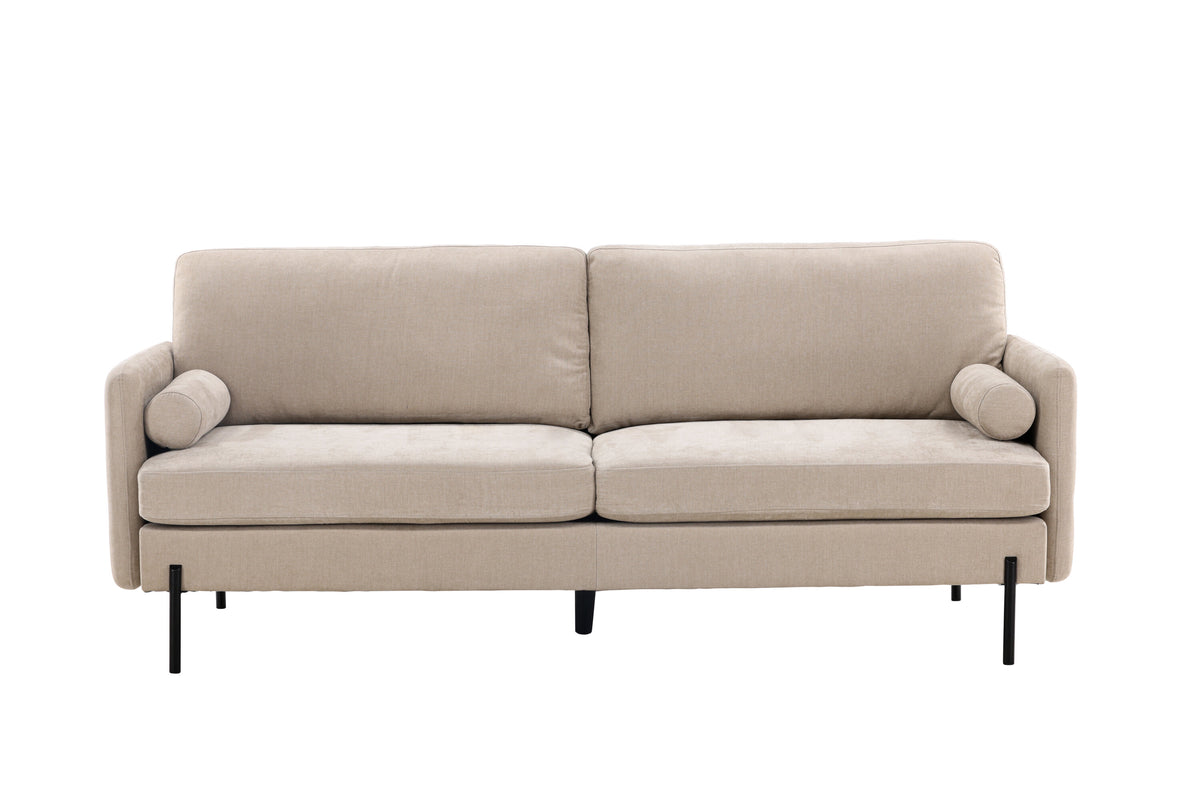 Antibes 3-personers sofa - beige, sort - billede 1