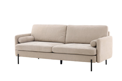 Antibes 3-personers sofa - beige, sort - billede 2