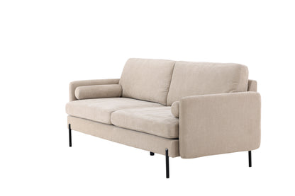 Antibes 3-personers sofa - beige, sort - billede 3