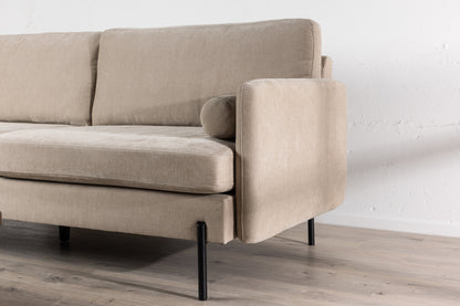 Antibes 3-personers sofa - beige, sort - billede 14