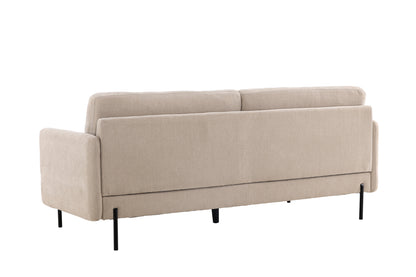 Antibes 3-personers sofa - beige, sort - billede 6