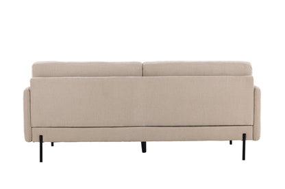 Antibes 3-personers sofa - beige, sort - billede 7