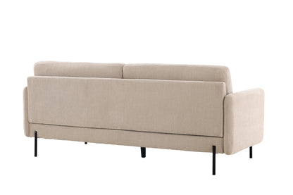 Antibes 3-personers sofa - beige, sort - billede 8