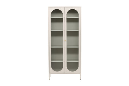 Lima Vitrineskab 35 x 180 x 80 Beige