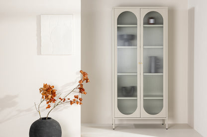 Lima Vitrineskab 35 x 180 x 80 Beige