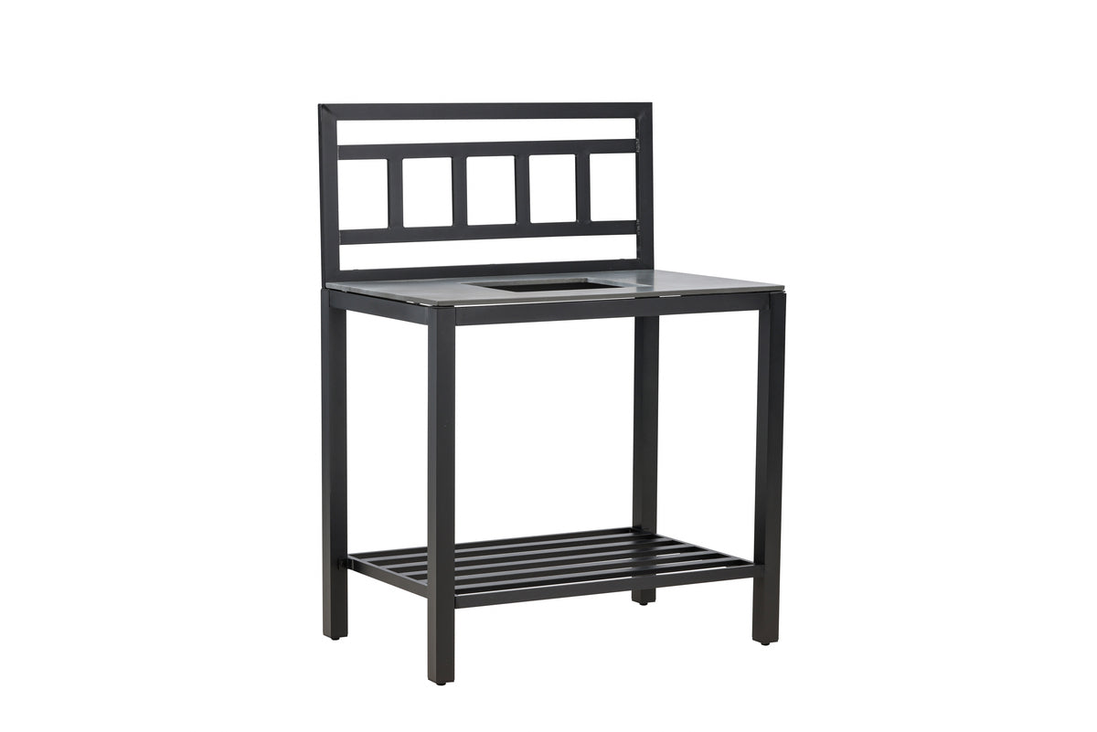 Alicante Udendørs sidebord 128 x 90 x 60 Sort
