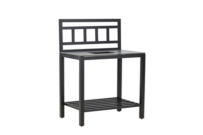 Alicante Udendørs sidebord 128 x 90 x 60 Sort