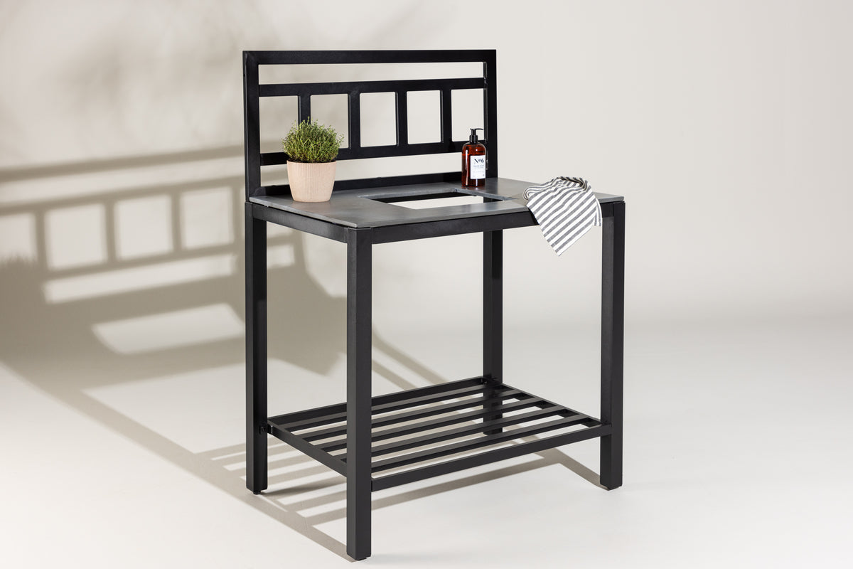 Alicante Udendørs sidebord 128 x 90 x 60 Sort