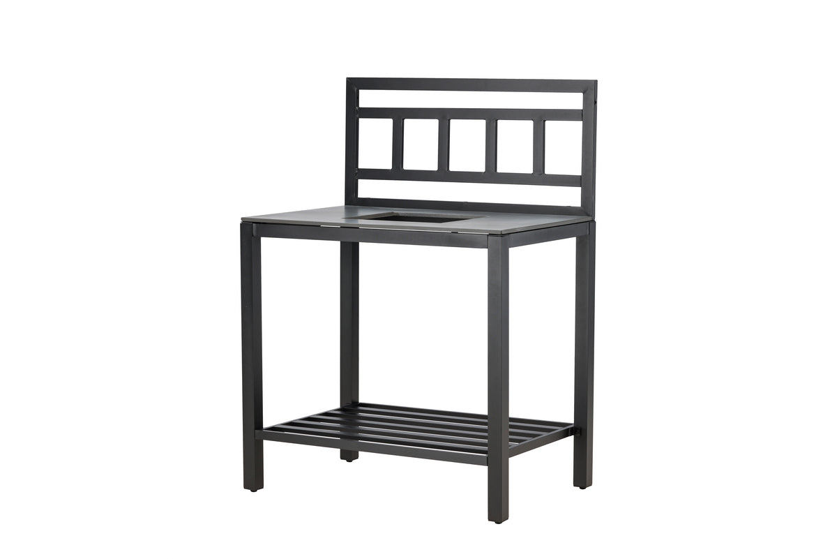 Alicante Udendørs sidebord 128 x 90 x 60 Sort