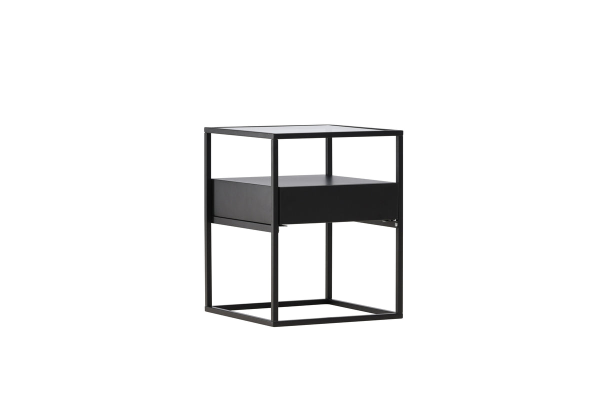 Fortaleza sengebord - 40 × 40 cm - sort - billede 12