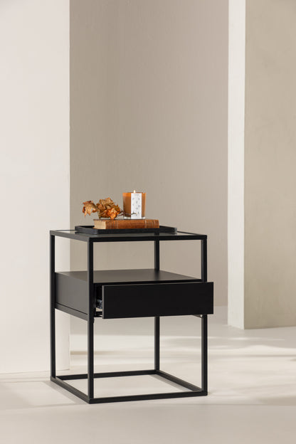 Fortaleza sengebord - 40 × 40 cm - sort - billede 16
