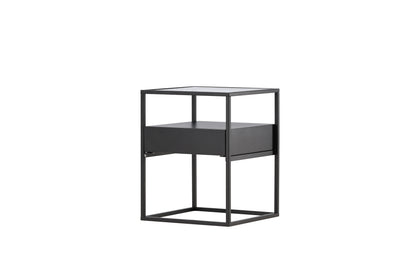 Fortaleza sengebord - 40 × 40 cm - sort - billede 2