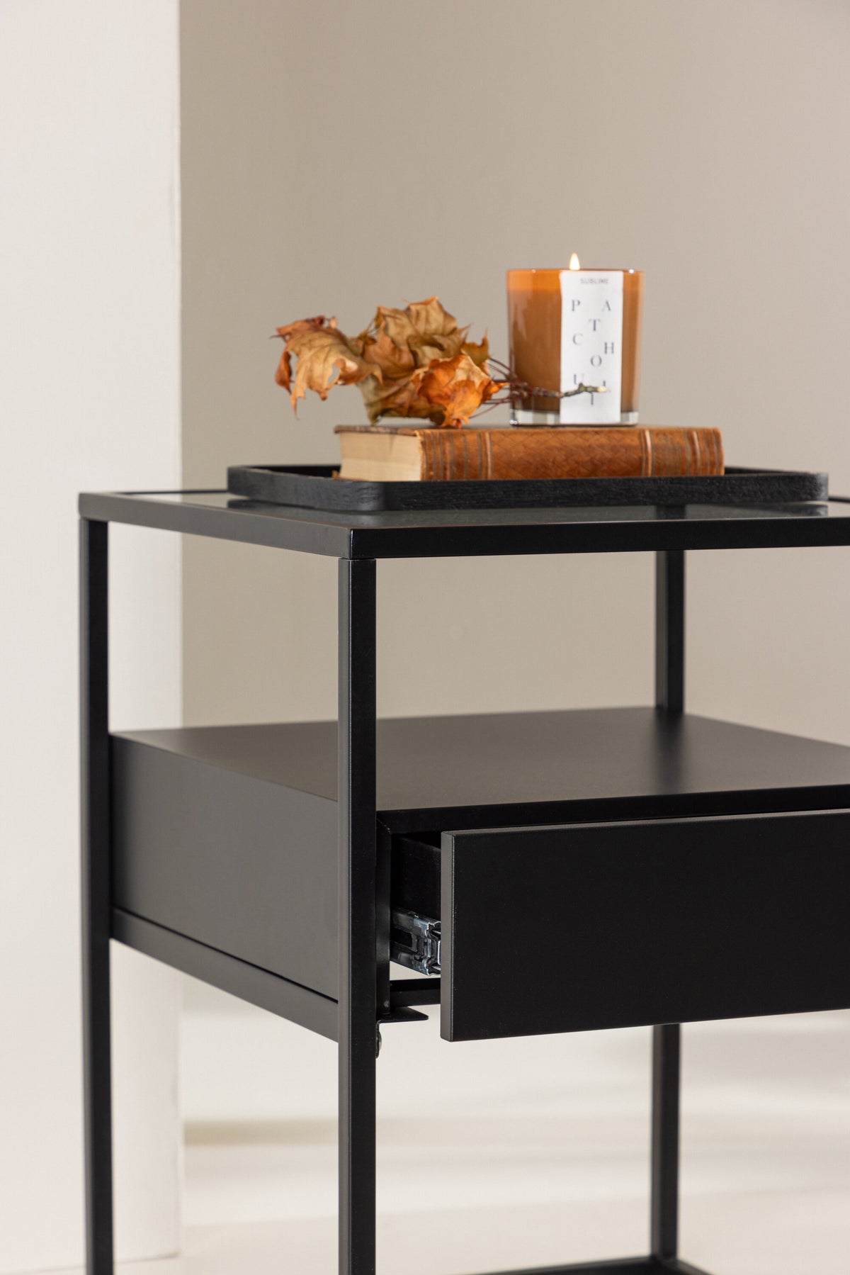 Fortaleza sengebord - 40 × 40 cm - sort - billede 17