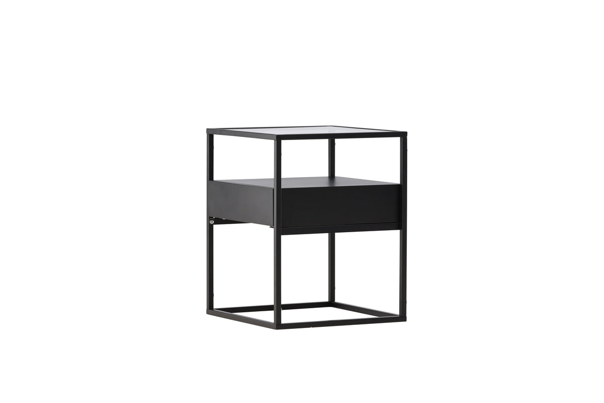 Fortaleza sengebord - 40 × 40 cm - sort - billede 3