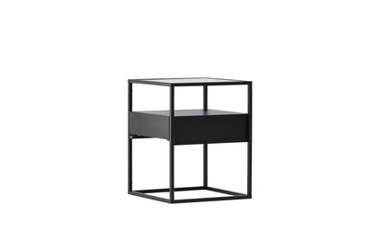 Fortaleza sengebord - 40 × 40 cm - sort - billede 3