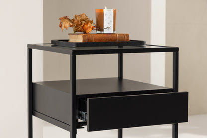 Fortaleza sengebord - 40 × 40 cm - sort - billede 14