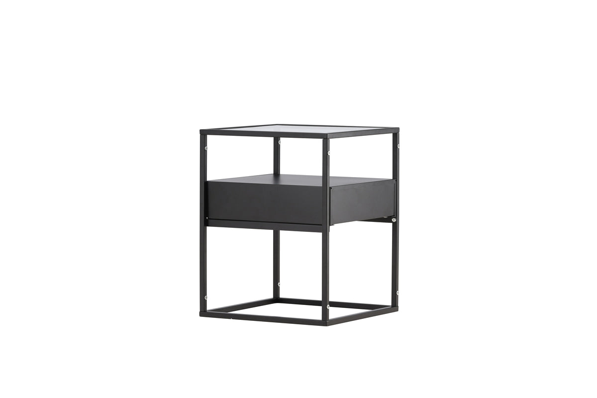 Fortaleza sengebord - 40 × 40 cm - sort - billede 5