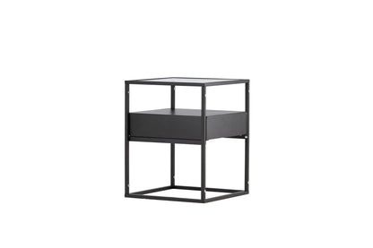 Fortaleza sengebord - 40 × 40 cm - sort - billede 5