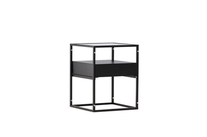Fortaleza sengebord - 40 × 40 cm - sort - billede 6