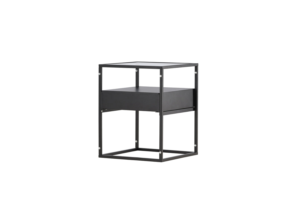 Fortaleza sengebord - 40 × 40 cm - sort - billede 8