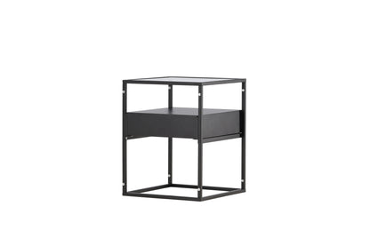 Fortaleza sengebord - 40 × 40 cm - sort - billede 8