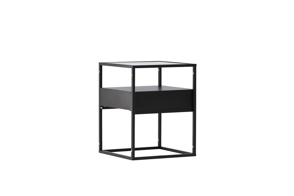 Fortaleza sengebord - 40 × 40 cm - sort - billede 9