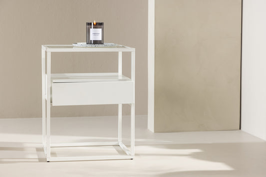 Fortaleza Sidebord 40 x 40 Hvid