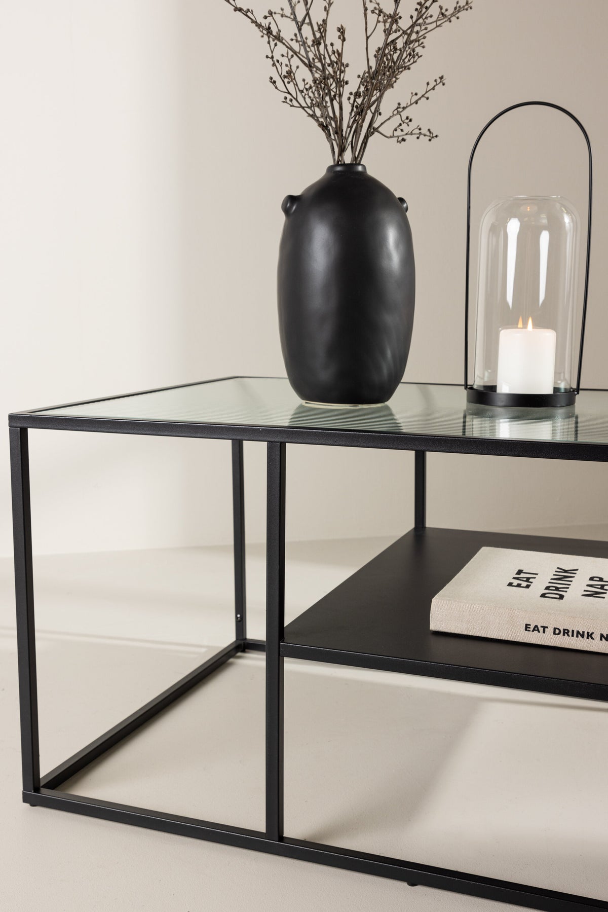 Campinas sofabord - 60 × 90 cm - sort - billede 18