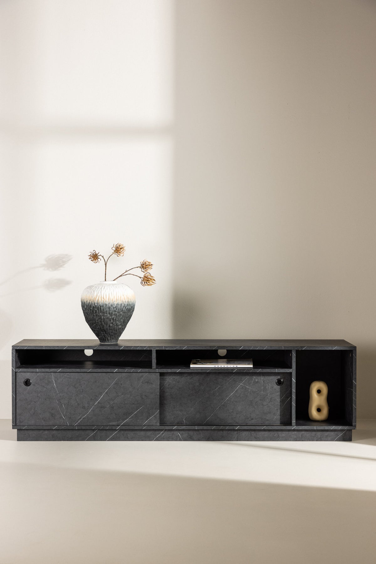 Girona TV-bord - sort - billede 17