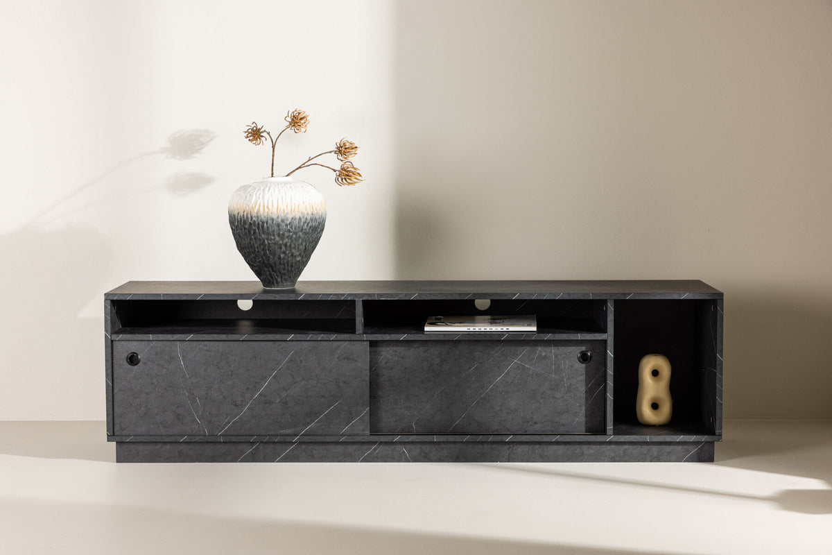 Girona TV-bord - sort - billede 13