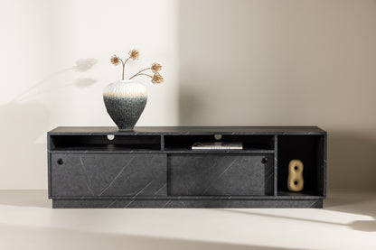 Girona TV-bord - sort - billede 13