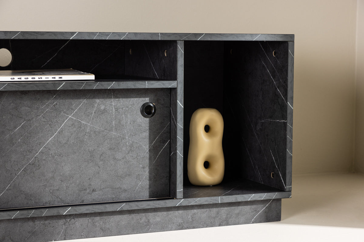 Girona TV-bord - sort - billede 14
