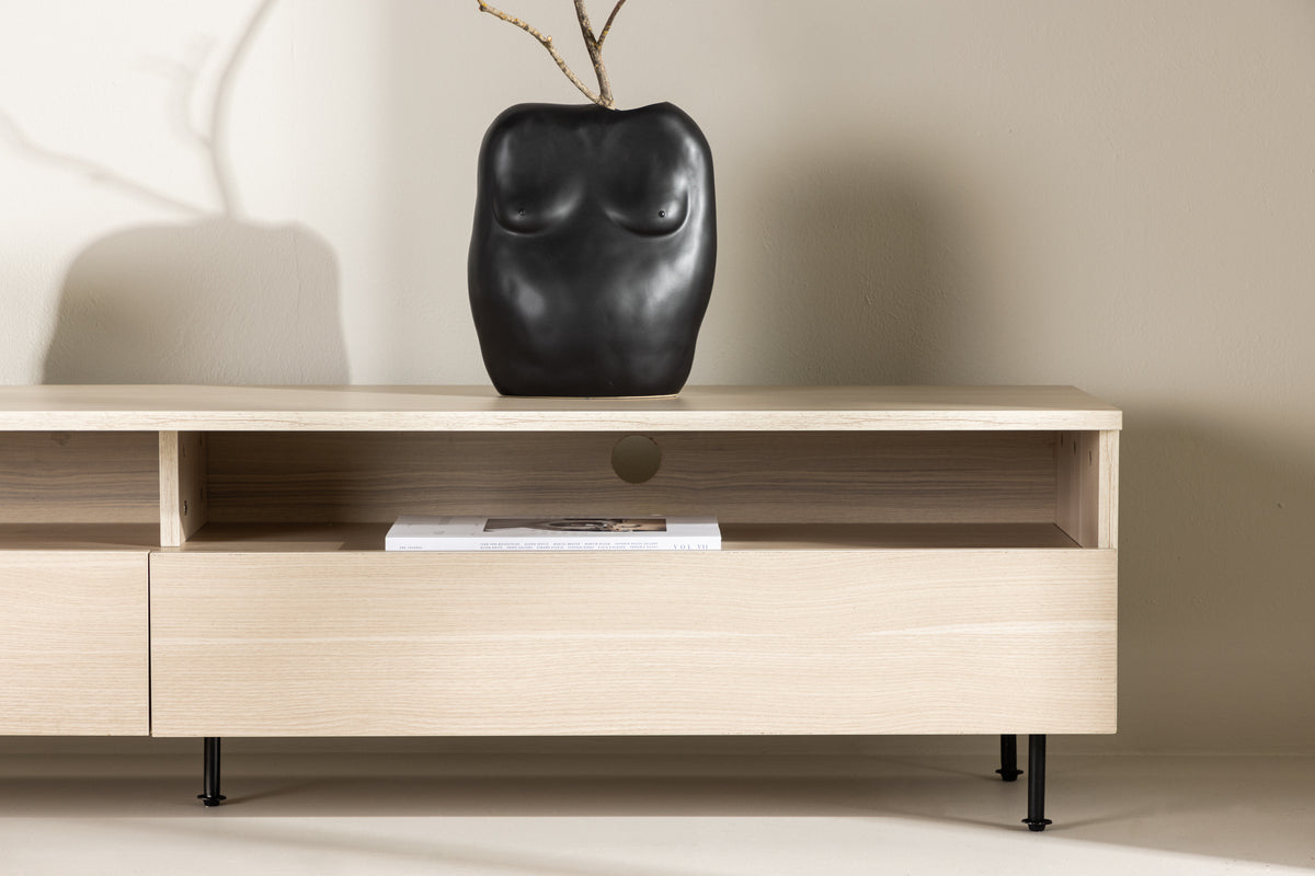 Navarra TV Møbel 40 x 40 x 180 Whitewash