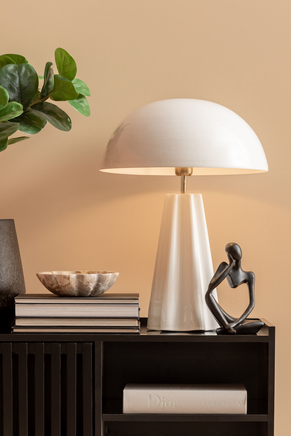 Leitmotiv bordlampe Amplio XL - hvid