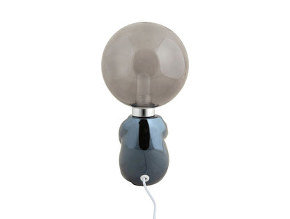 Leitmotiv bordlampe Joey LED – keramisk, sort belægning