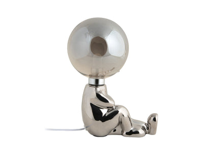 Leitmotiv bordlampe Joey – LED, keramik, krombelagt