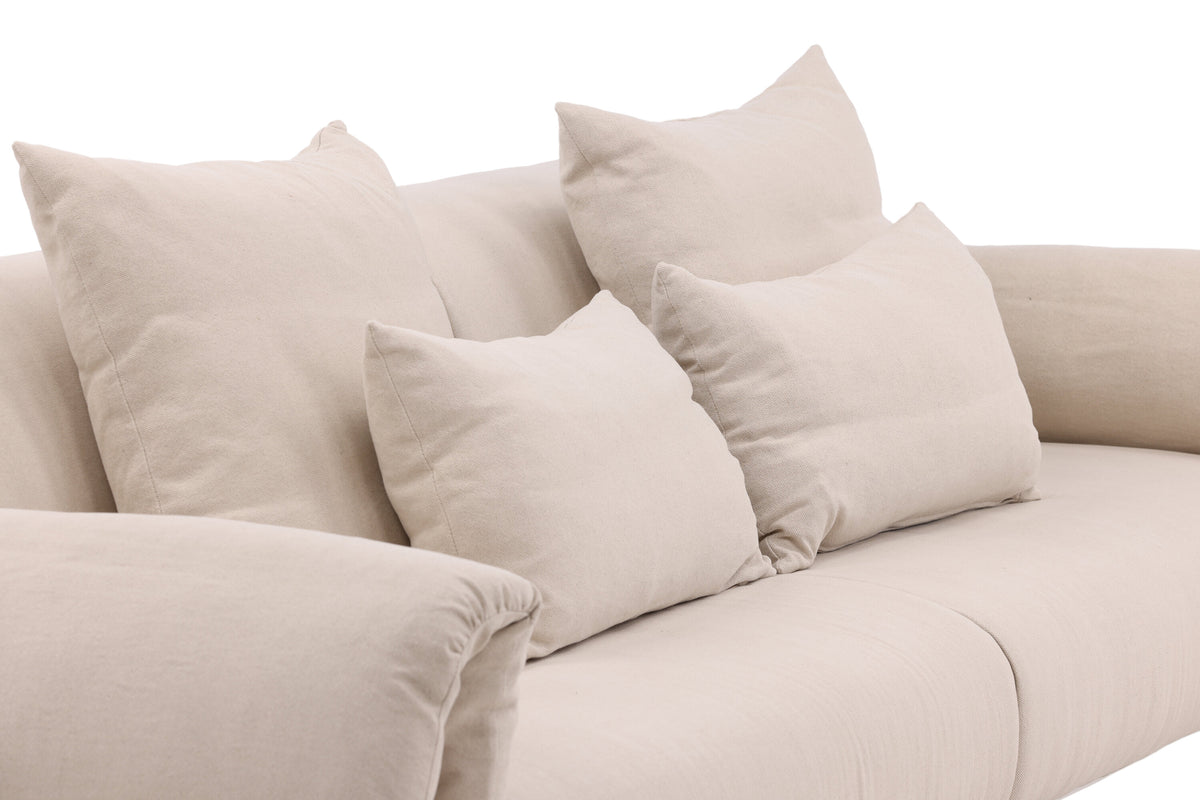 Öckerö 3-personers sofa - beige, hvid - billede 13