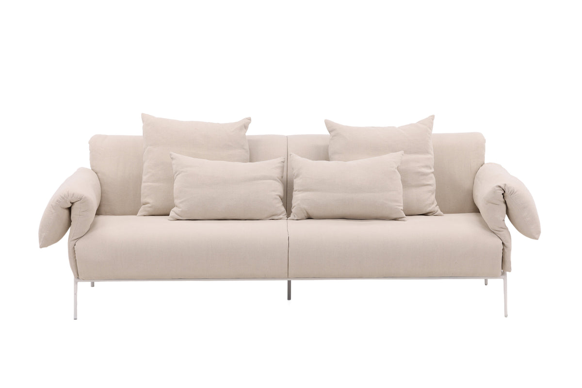 Öckerö 3-personers sofa - beige, hvid - billede 1