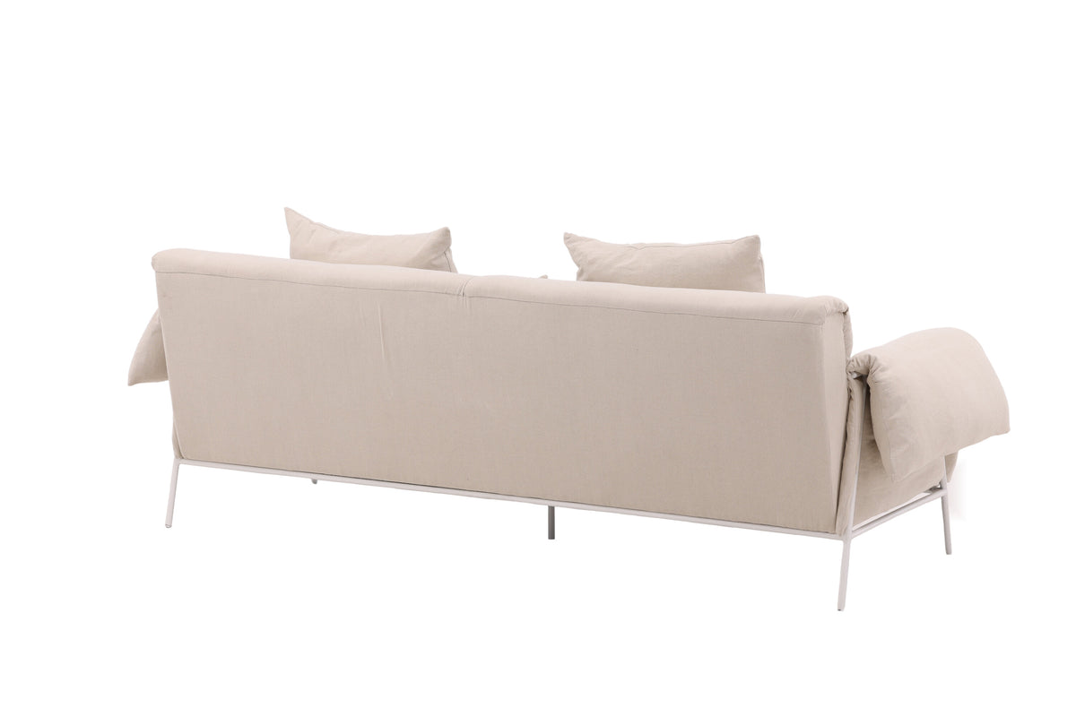 Öckerö 3-personers sofa - beige, hvid - billede 8