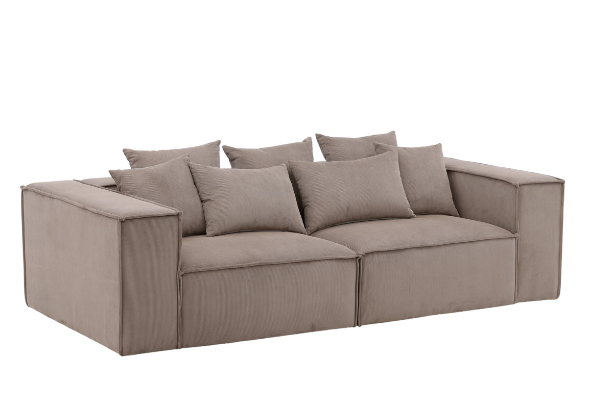 Gillholmen 3-personers sofa - sort, brun - billede 3