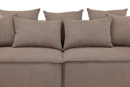 Gillholmen 3-personers sofa - sort, brun - billede 5